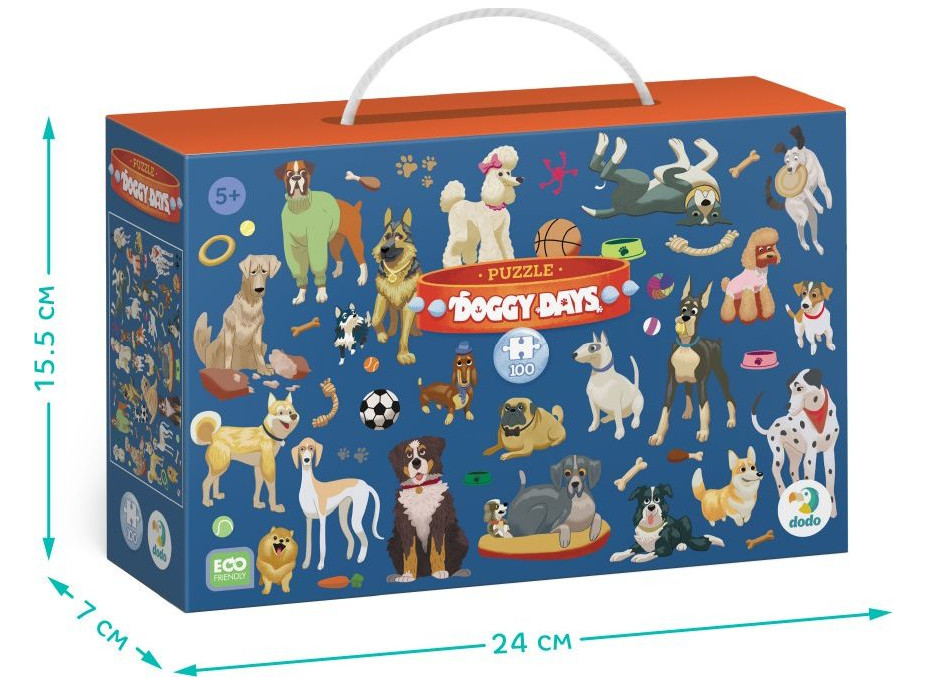 DODO Puzzle Pejsci 100 dílků