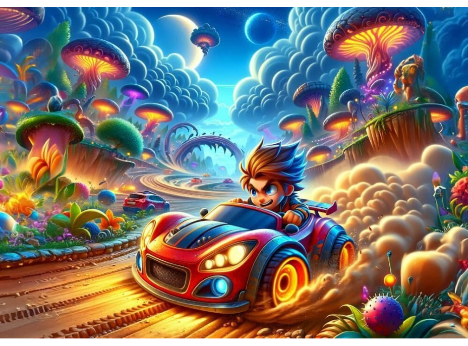ART PUZZLE Puzzle Zlomyslný závodník 100 dílků
