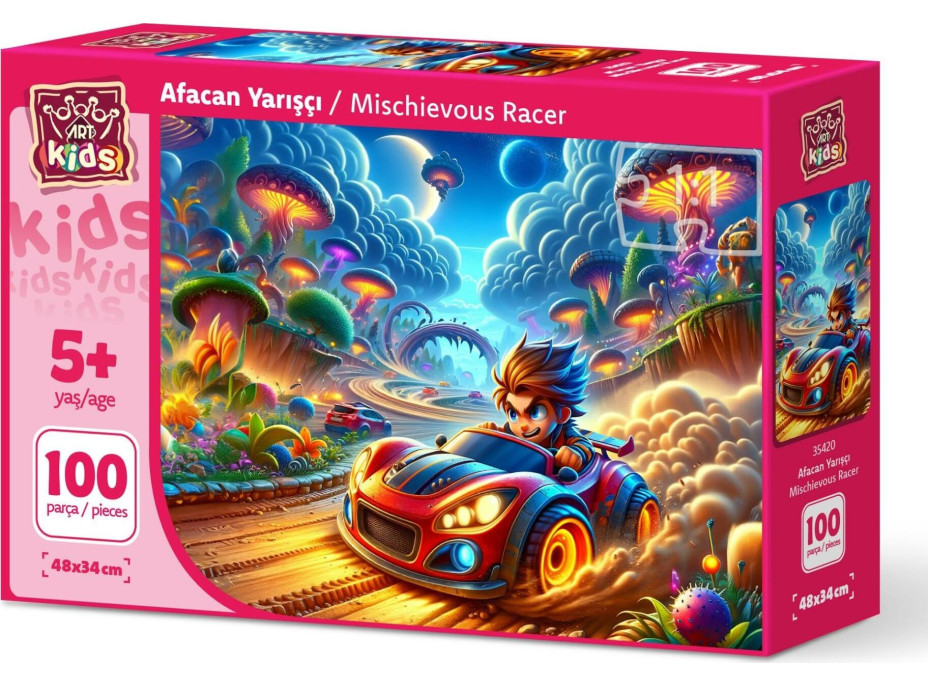 ART PUZZLE Puzzle Zlomyslný závodník 100 dílků