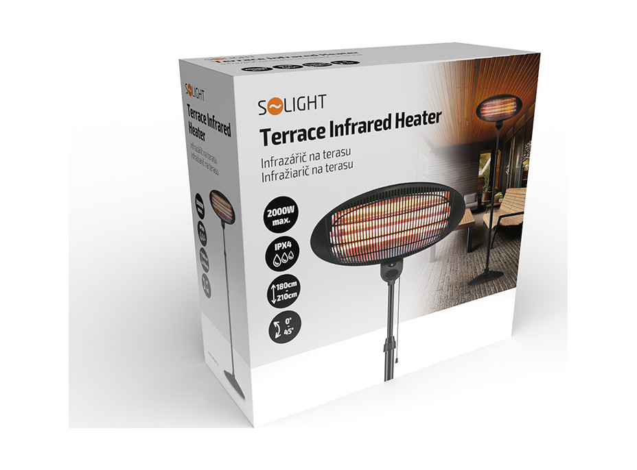 Solight infrazářič na terasu 2000W