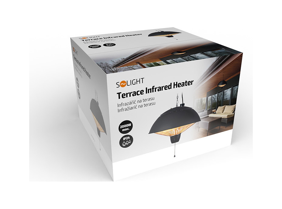 Solight infrazářič na terasu 2000W