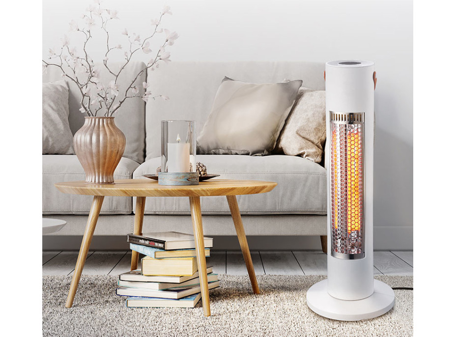 Solight infrazářič - topný výkon 600 W, 2 nastavitelné úrovně vytápění