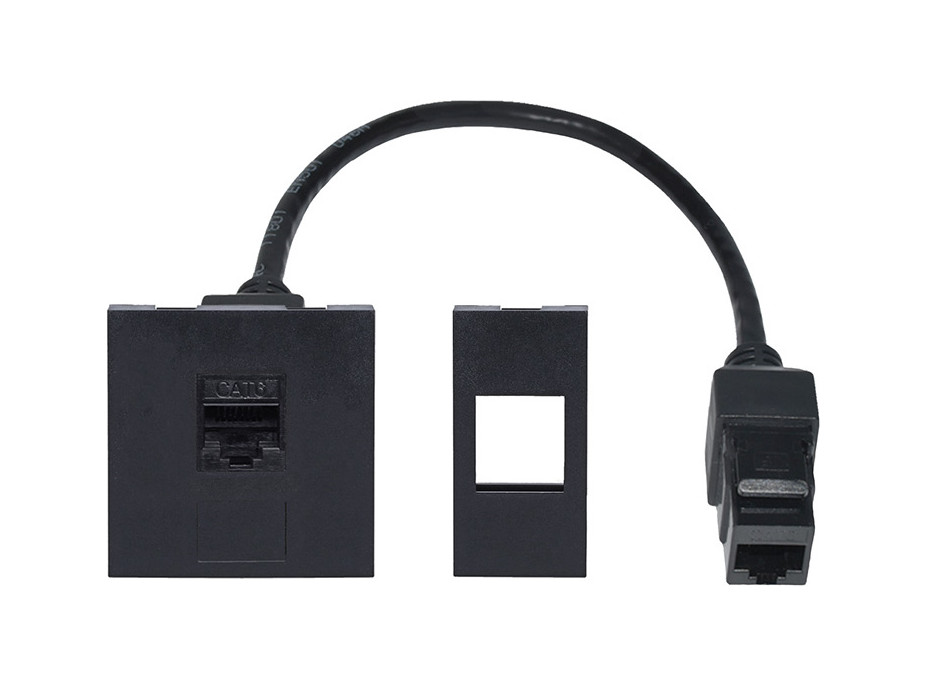 Solight RJ45 Cat6 doplňkový modul pro vestavné zásuvky série PP128