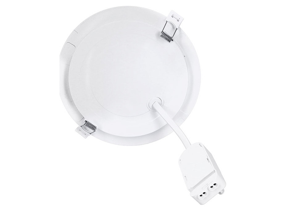 Solight LED mini panel koupelnový 2v1, 3CCT, podhledový/přisazený, 12W, 1020lm, IP54, bílá, kulatý