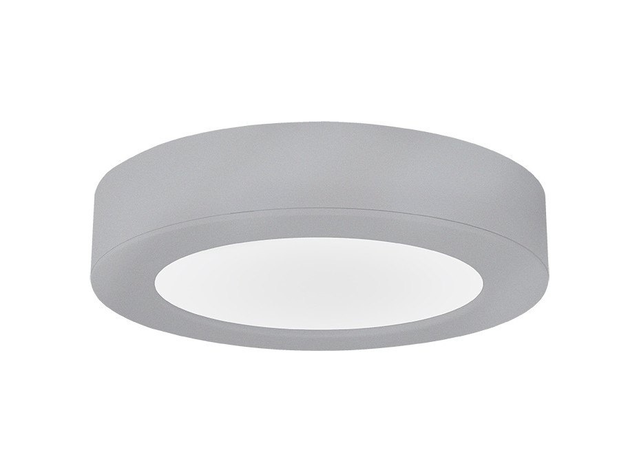 Solight LED mini panel koupelnový 2v1, 3CCT, podhledový/přisazený, 24W, 2040lm, IP54, stříbrná, kulatý