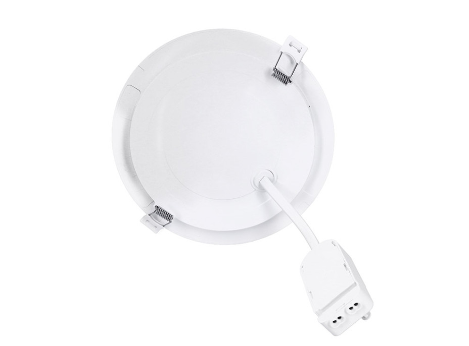 Solight LED mini panel koupelnový 2v1, 3CCT, podhledový/přisazený, 24W, 2040lm, IP54, stříbrná, kulatý
