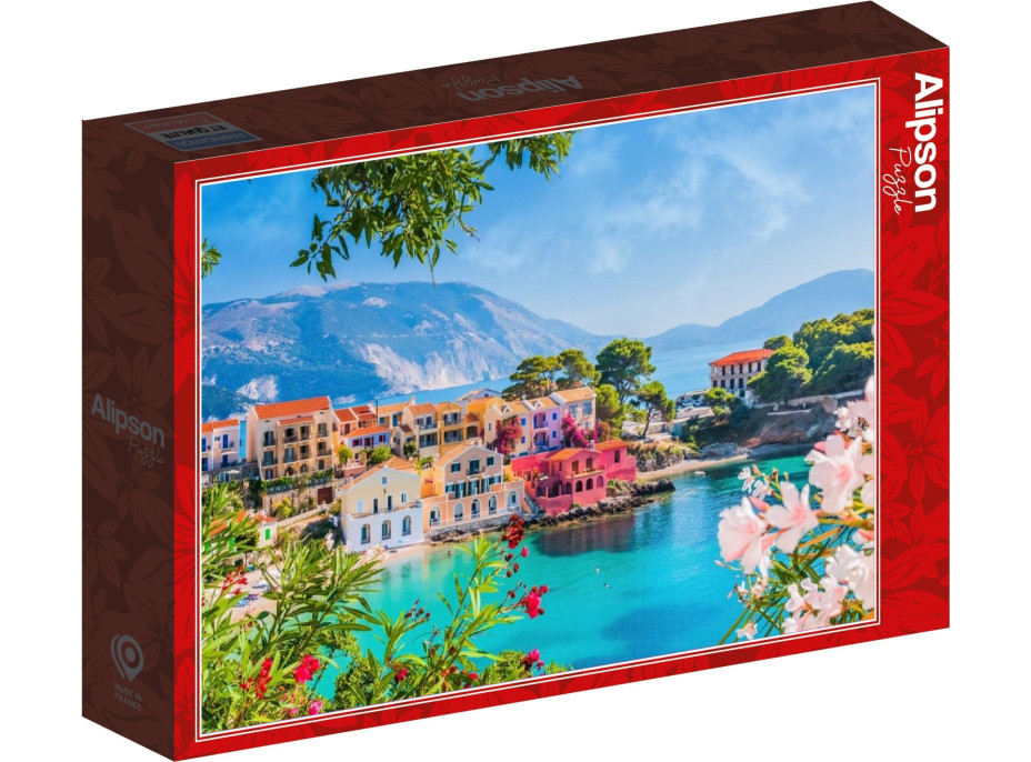 ALIPSON Puzzle Barevná vesnice Assos, Řecko 500 dílků