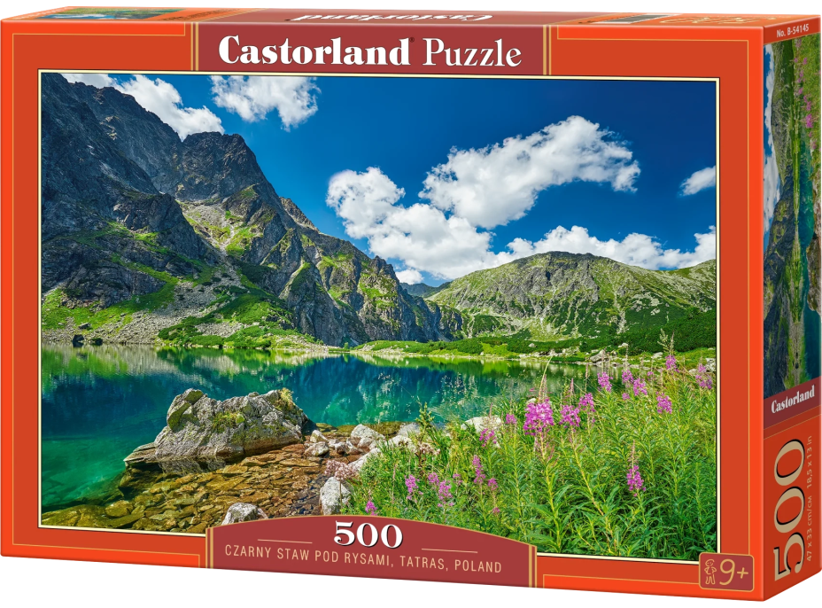 CASTORLAND Puzzle Czarny Staw pod Rysami, Tatry, Polsko 500 dílků
