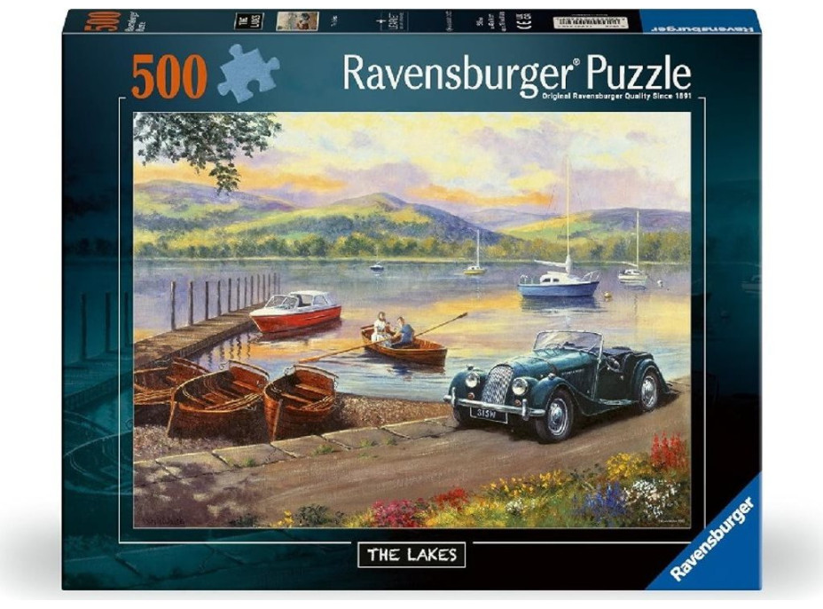 RAVENSBURGER Puzzle Objevování krás jezer 500 dílků
