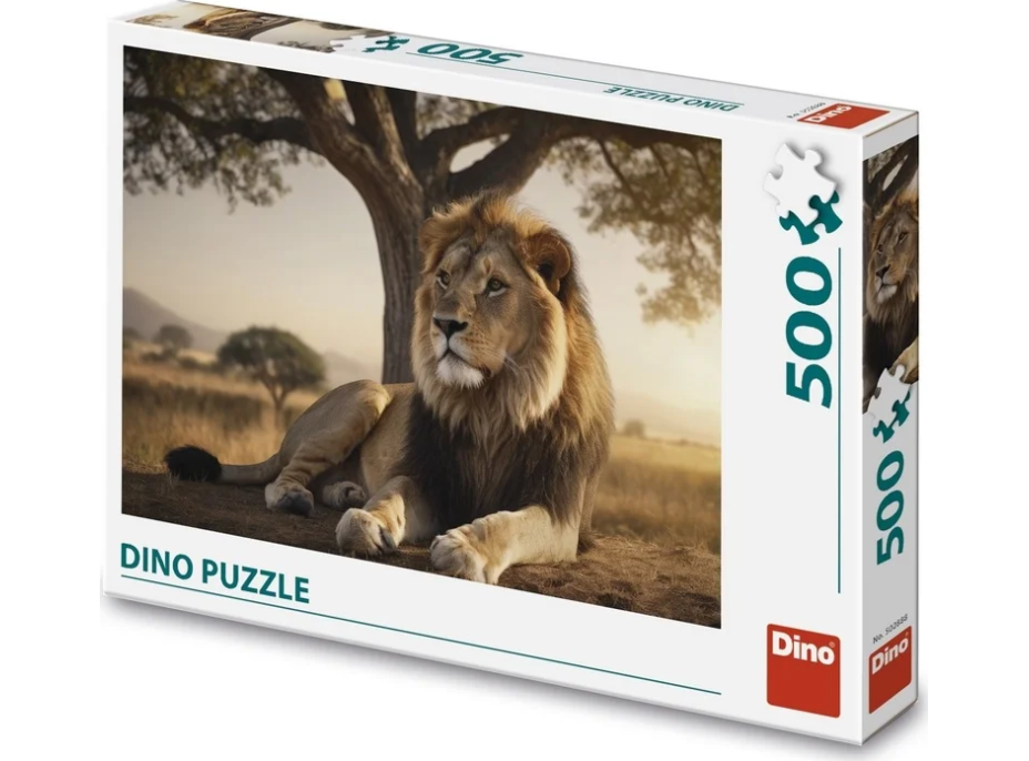 DINO Puzzle Odpočívající lev 500 dílků
