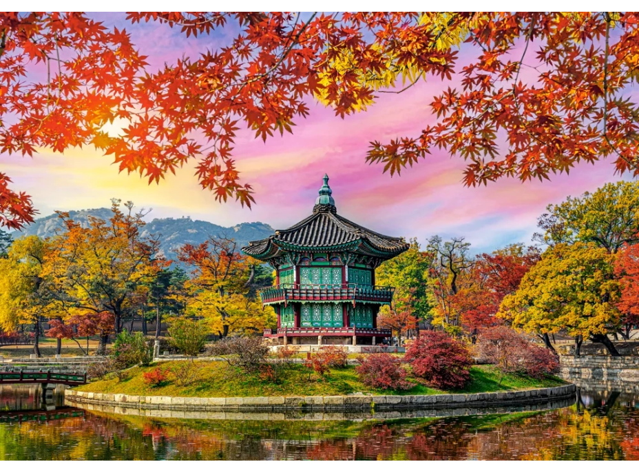 CASTORLAND Puzzle Palác Gyeongbokgung, Jižní Korea 500 dílků