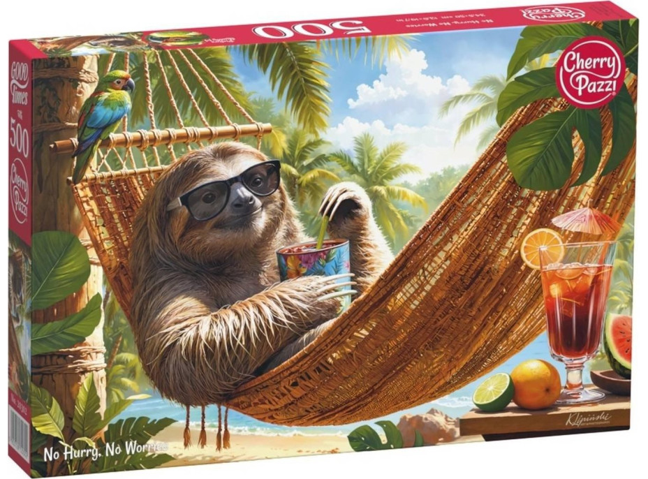CHERRY PAZZI Puzzle Žádný stres, žádné starosti 500 dílků