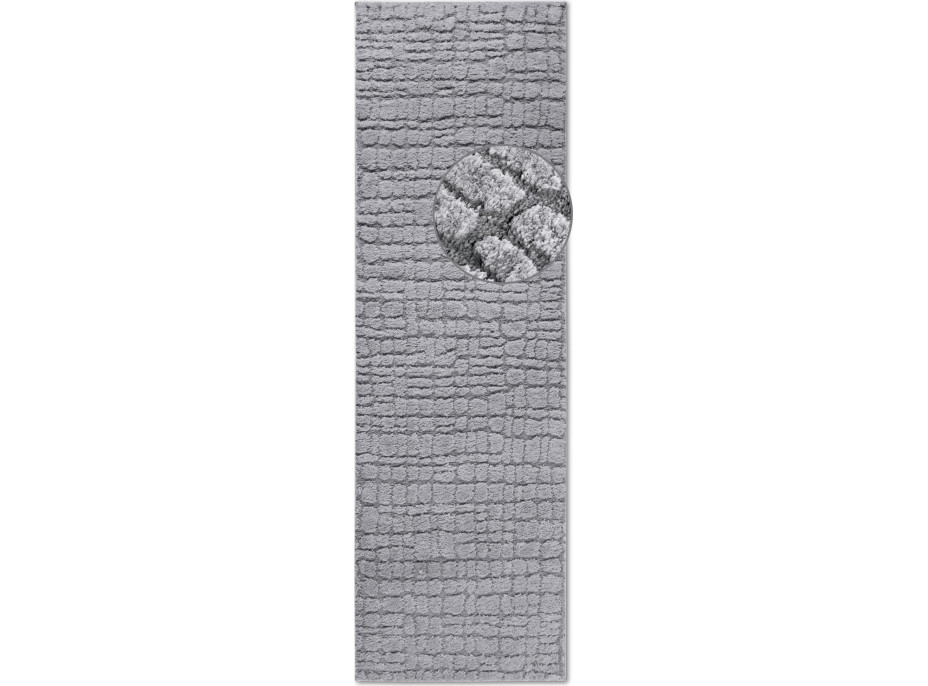 Běhoun Gallery 106097 Light Grey z kolekce Elle