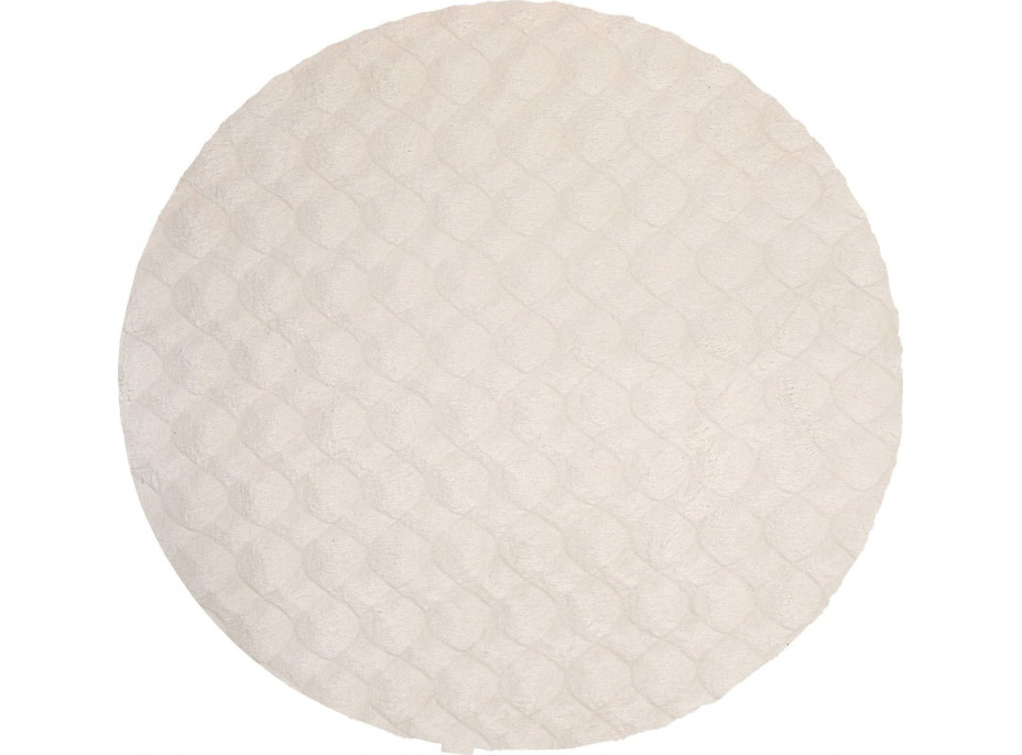 Kusový koberec Diamond Cut 800 Cream kruh