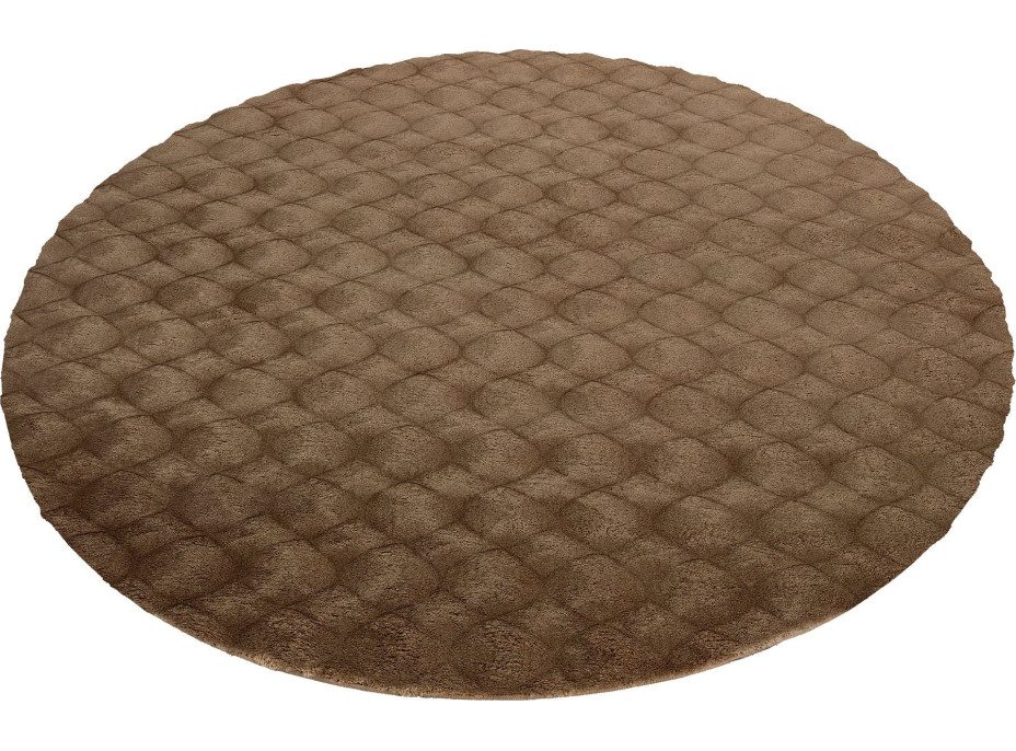 Kusový koberec Diamond Cut 800 Taupe kruh