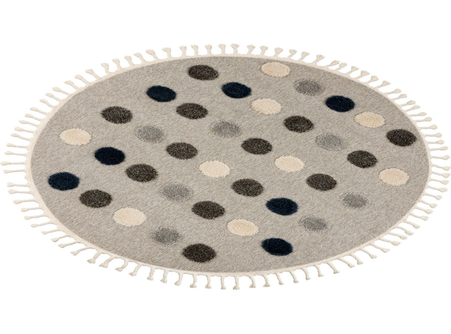 Dětský kusový koberec My Fano 394 Dots kruh