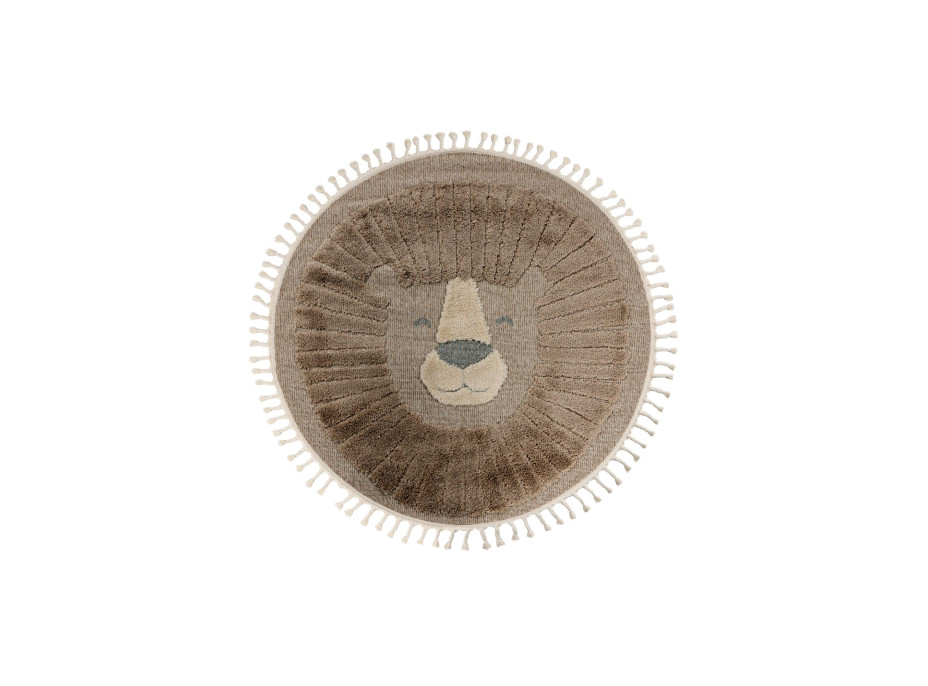 Dětský kusový koberec My Fano 399 Lion kruh