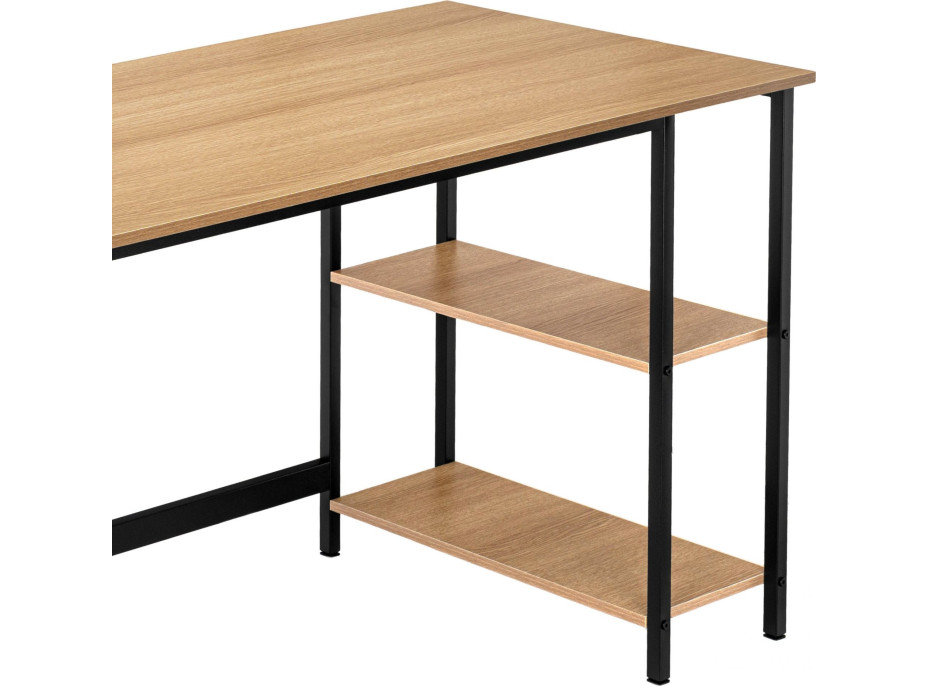 Psací stůl FALUN MODERN OAK - dub/černý