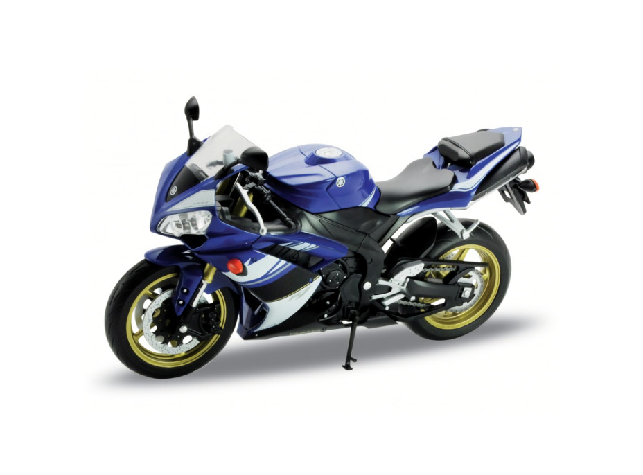 Welly Motocykl Yamaha YZF-R1 1:10 modrá