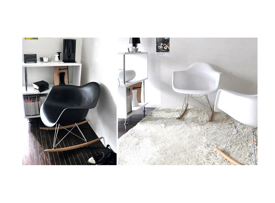 Designové houpací křeslo Andrea - cappuccino