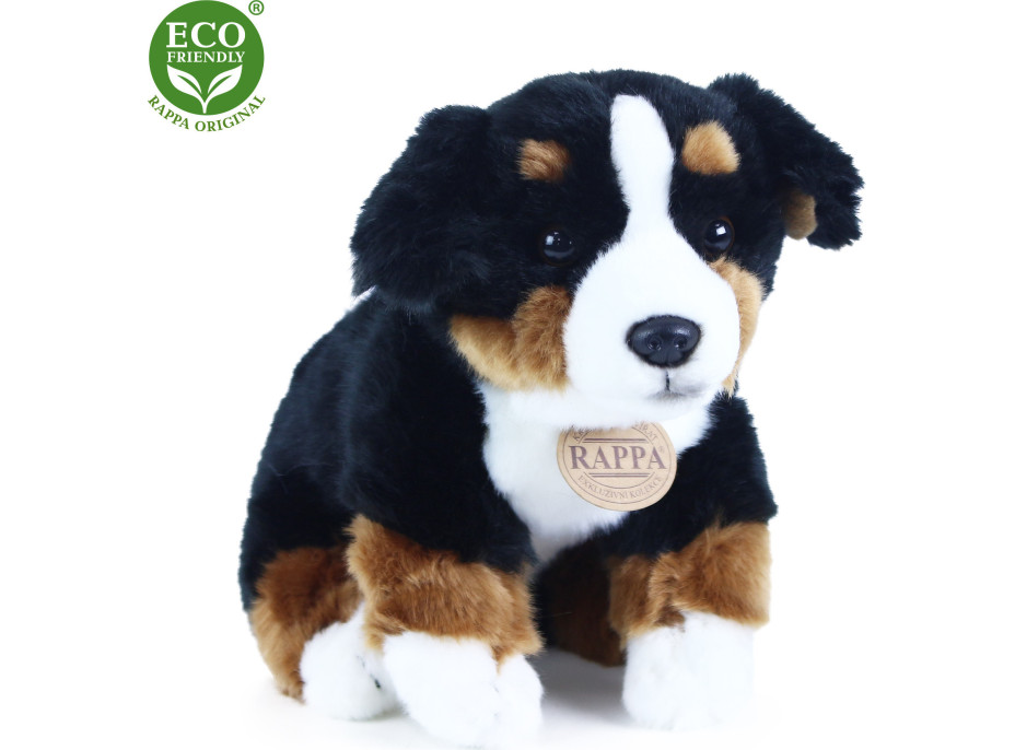 Rappa Plyšový pes bernský salašnický sedící 25 cm ECO-FRIENDLY