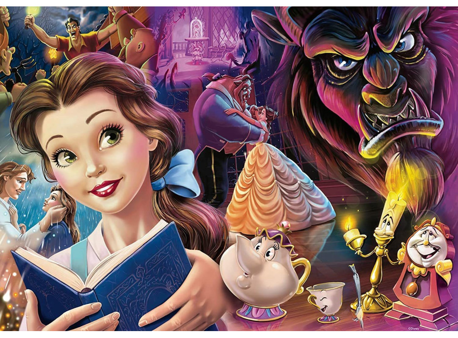 RAVENSBURGER Puzzle Disney: Kráska a zvíře 1000 dílků