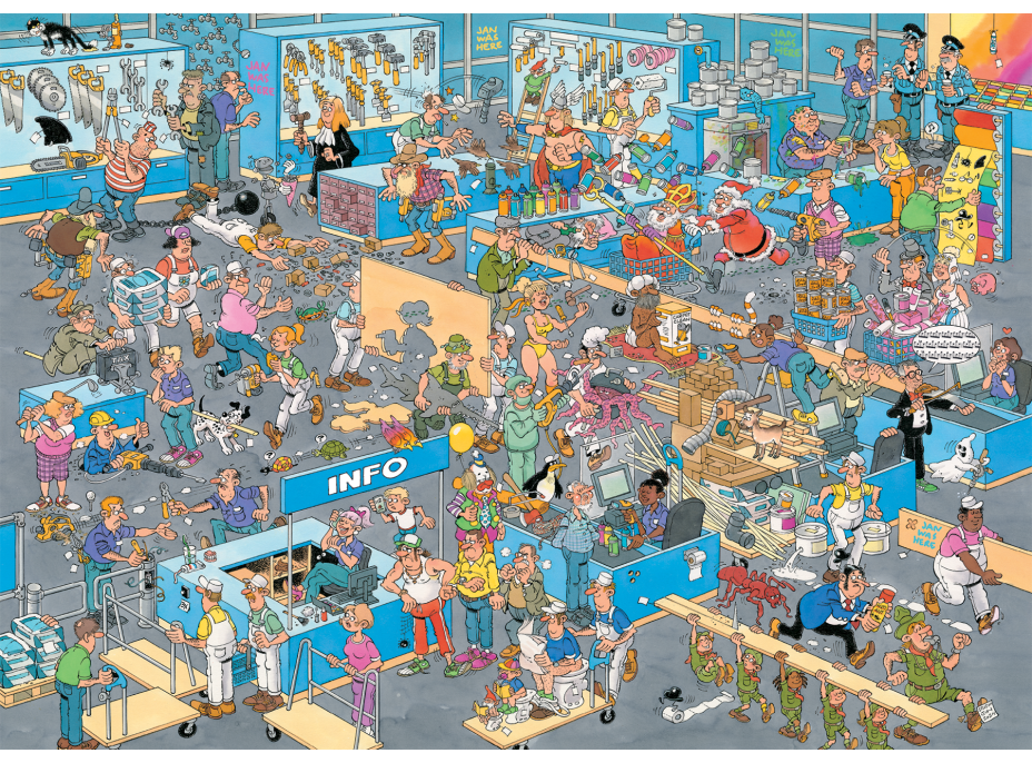 JUMBO Puzzle JvH Renovace a DIY obchod 2x1000 dílků