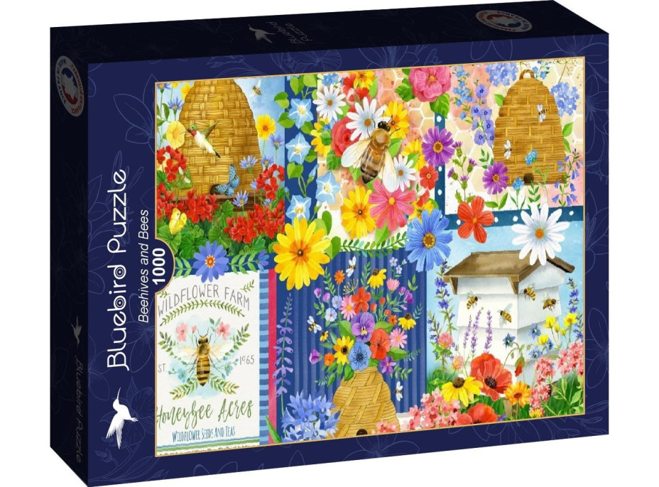 BLUEBIRD Puzzle Včelky a včelí úly 1000 dílků