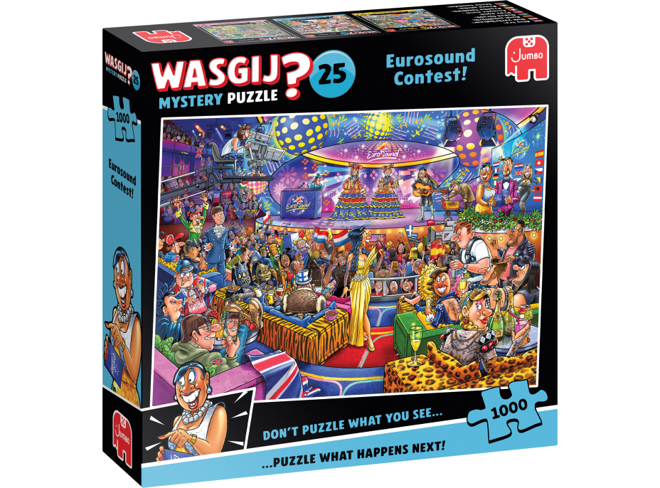JUMBO Puzzle WASGIJ Mystery 25: Soutěž Eurosound 1000 dílků