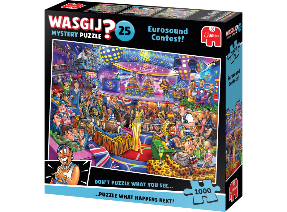 JUMBO Puzzle WASGIJ Mystery 25: Soutěž Eurosound 1000 dílků