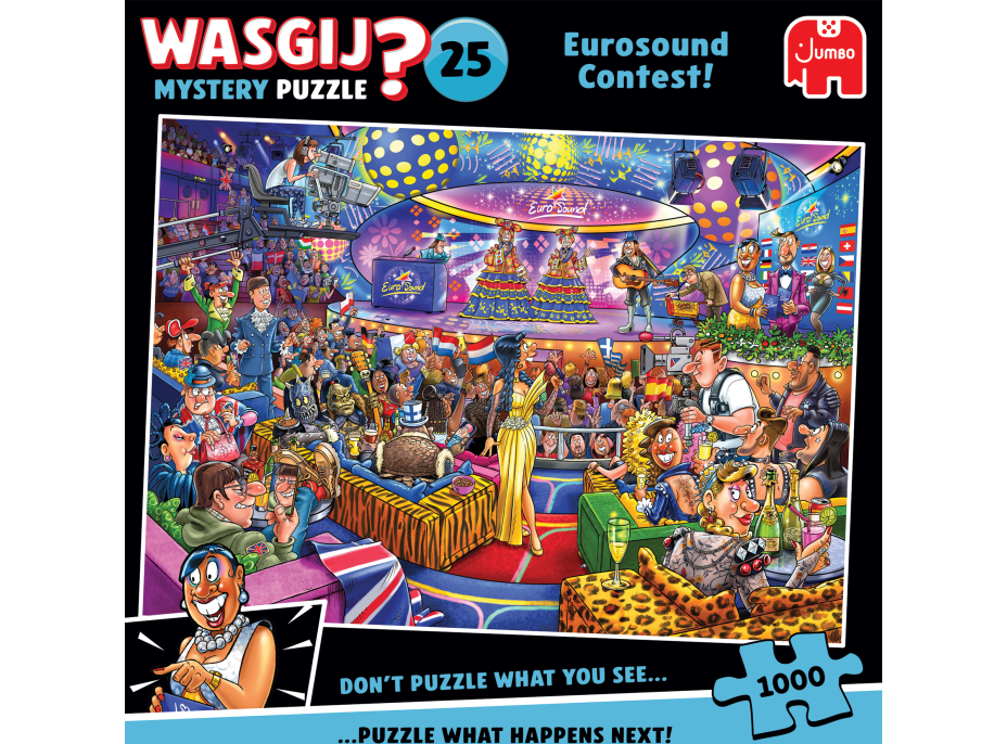 JUMBO Puzzle WASGIJ Mystery 25: Soutěž Eurosound 1000 dílků