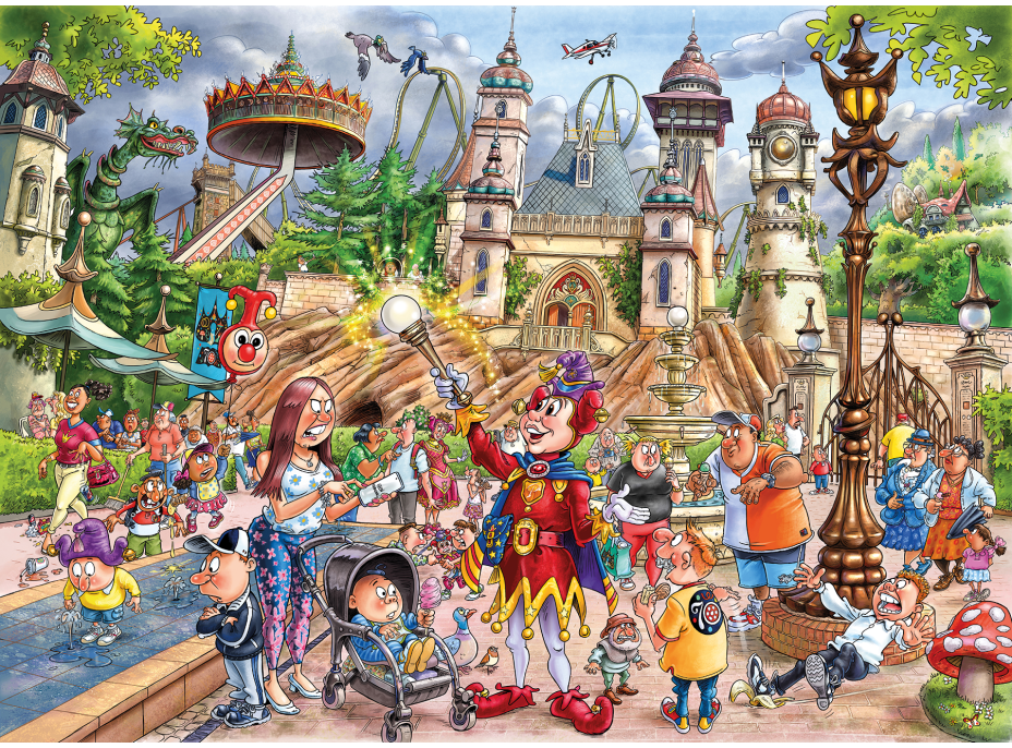 JUMBO Puzzle WASGIJ Mystery Efteling: Svět zázraků! 1000 dílků