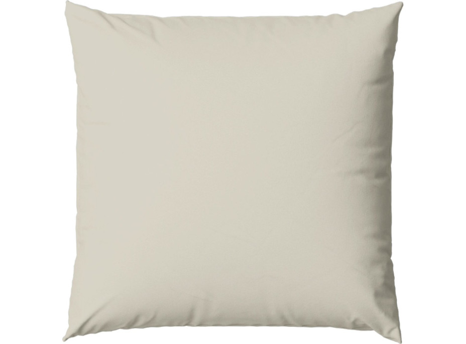 Povlak na polštář FASHION 40x40 cm - béžový - bavlněný satén