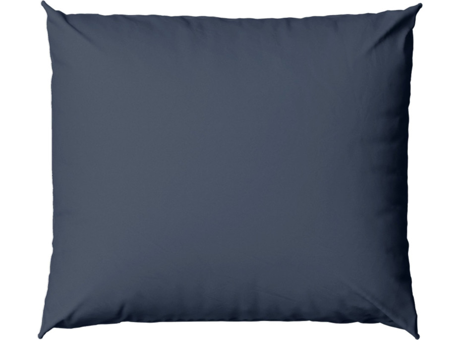 Povlak na polštář FASHION 70x80 cm - tmavě modrý - bavlněný satén