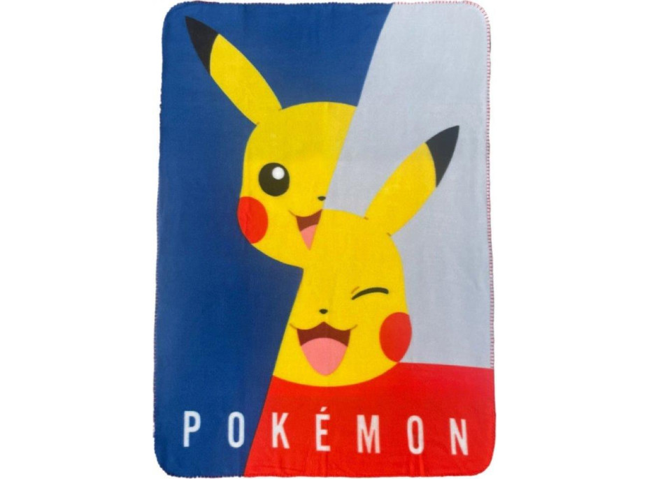Dětská deka POLAR 100x140 cm - Pokémon - Pikachu