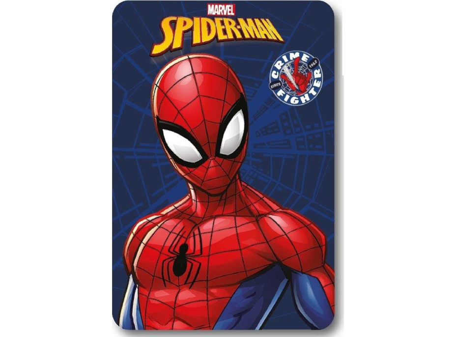 Dětská deka POLAR 100x140 cm - Spider-man - Crime fighter