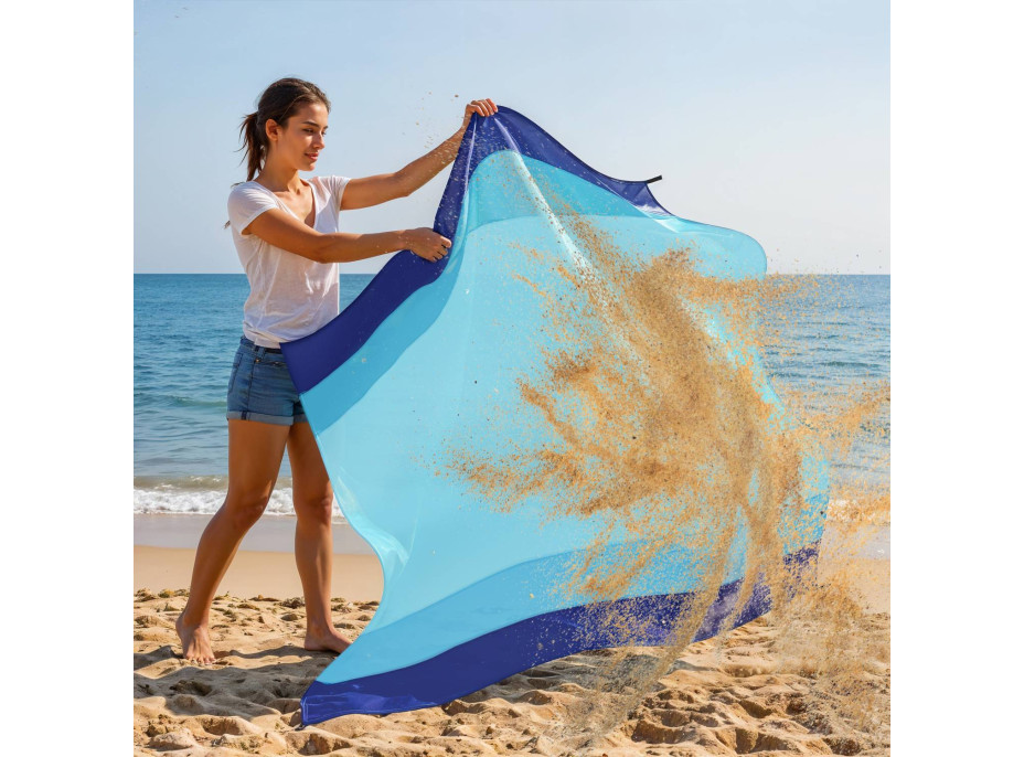 Voděodolná plážová podložka BREEZE 200x200 cm
