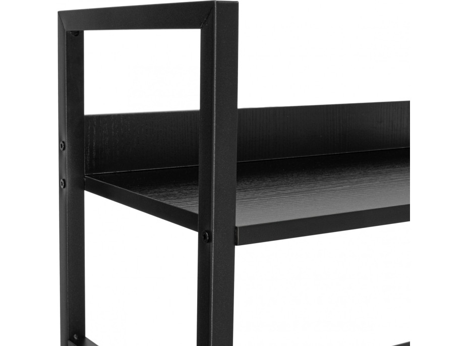 Loftový policový regál VARBERG BLACK