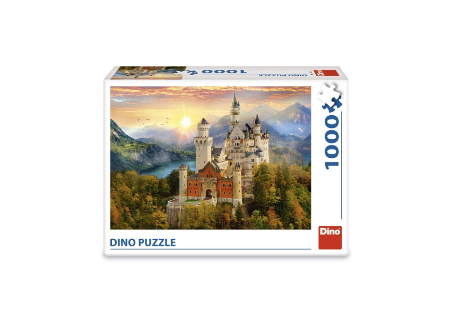 Dino Puzzle Malovaný Neuswanstein 1000 dílků