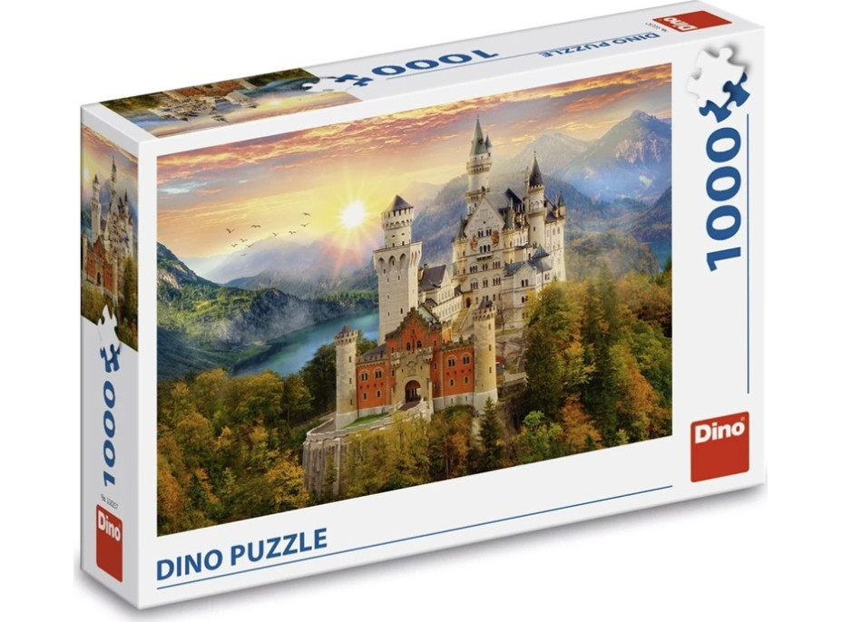 Dino Puzzle Malovaný Neuswanstein 1000 dílků