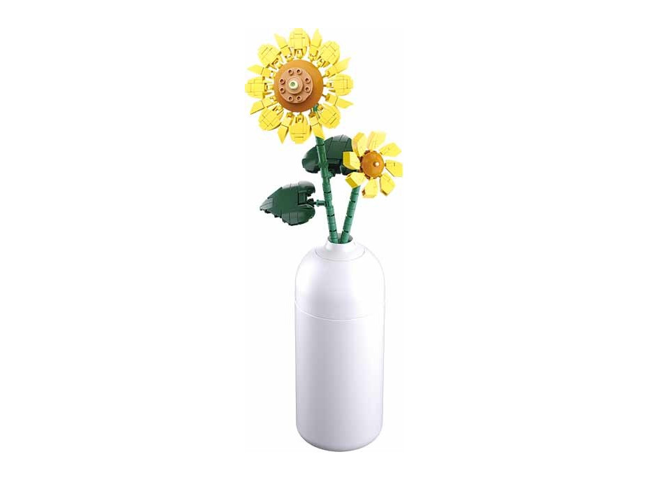Sluban Flowers M38-B1101-10 Slunečnice ve váze