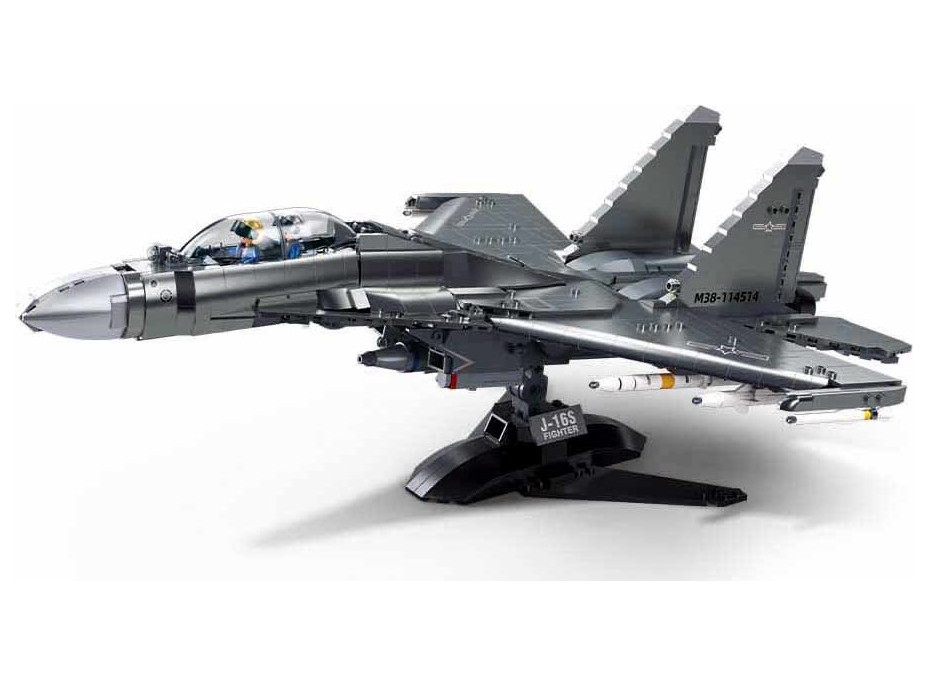 Sluban Model Bricks M38-B1273 Stíhací letoun J-16 1:44