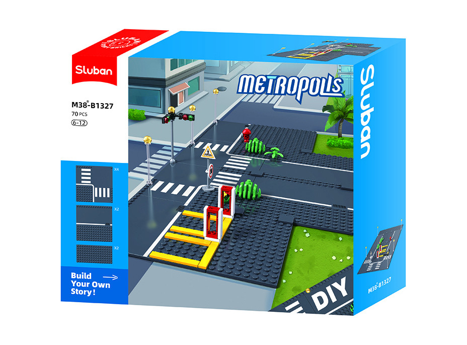 Sluban Metropolis M38-B1327 Základní desky - silnice