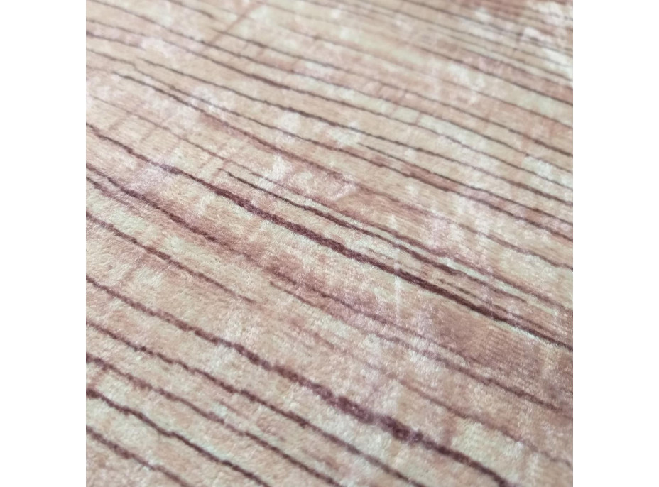 Kusový koberec BIANCA texture - starorůžový, 80x220 cm