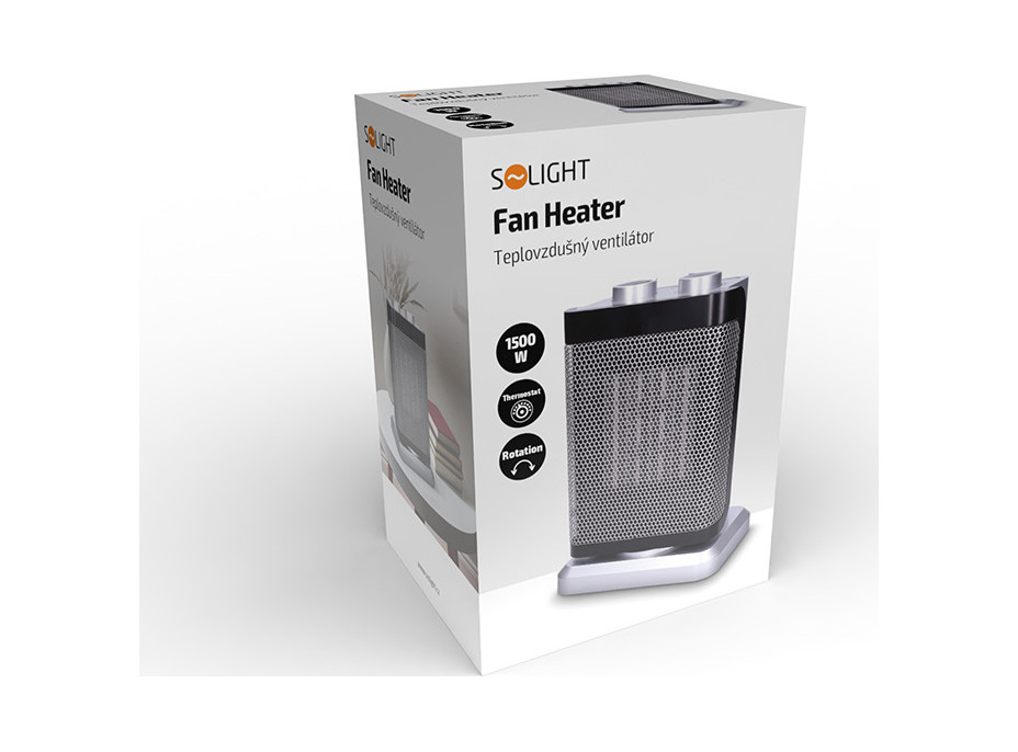 Solight teplovzdušný ventilátor 1500W