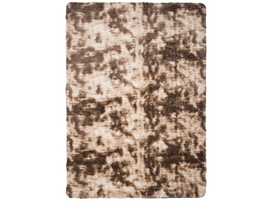 Plyšový koberec SILK Ombre - HNĚDÝ, 120x170 cm