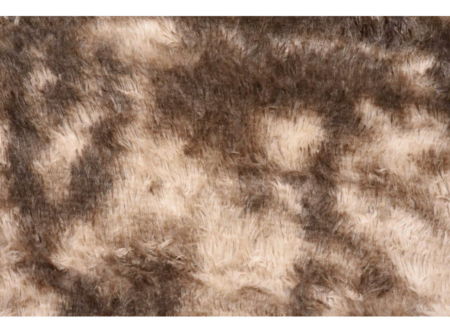 Plyšový koberec SILK Ombre - HNĚDÝ, 120x170 cm