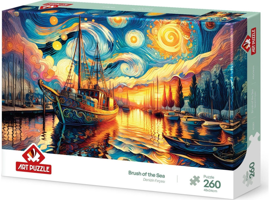 ART PUZZLE Puzzle Brázdit moře 260 dílků