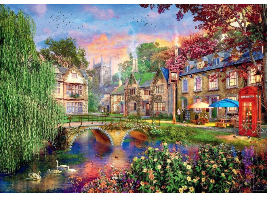 RAVENSBURGER Puzzle Cotswoldská cesta 1000 dílků