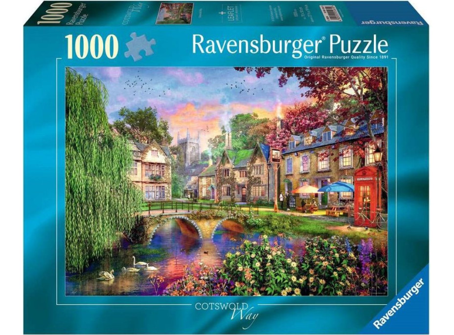 RAVENSBURGER Puzzle Cotswoldská cesta 1000 dílků